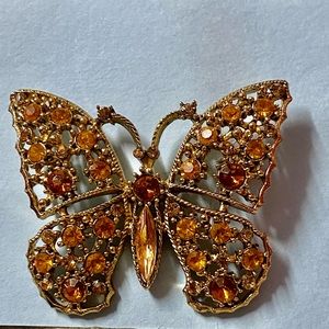 Vintage Butterfly Brooch